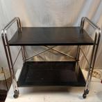 Vintage Chroom Metaal Trolley, Ophalen