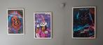 Set van 3 posters voor bv tiener kamer 40x60 en 50x70, Ophalen of Verzenden, Zo goed als nieuw, Foto of Poster, Minder dan 50 cm