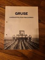 tractor folder Grusse aardappelpootmachines, Ophalen of Verzenden, Zo goed als nieuw, Folder