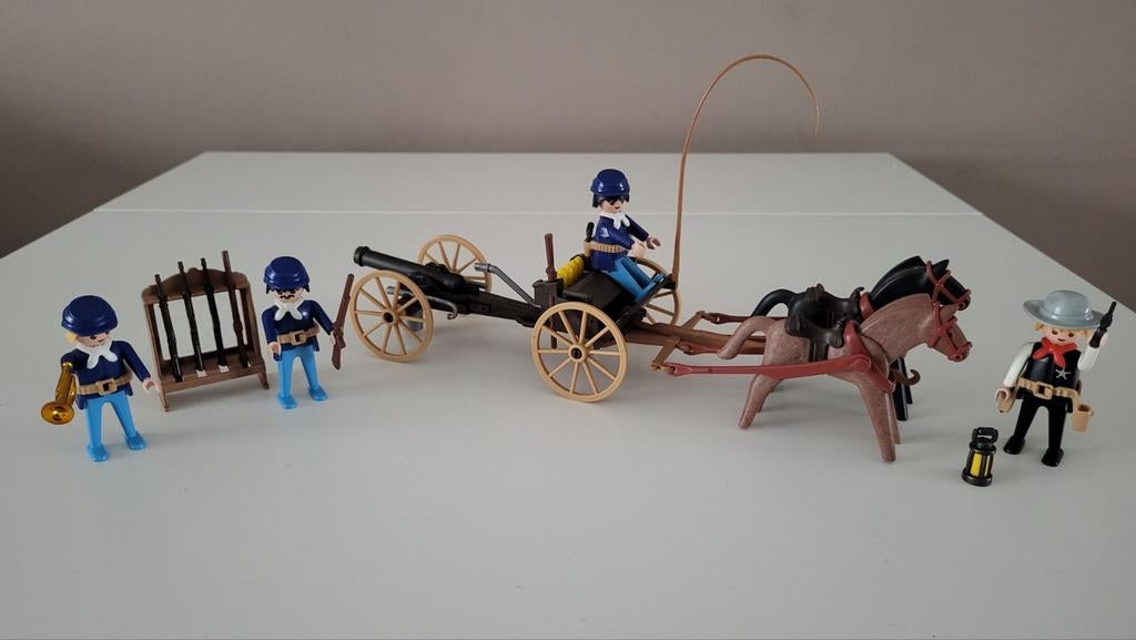 Playmobil cavelerie en sheriff, Ophalen, Gebruikt
