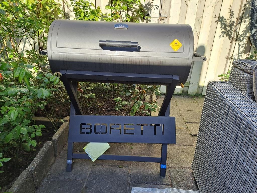 Boretti barbecue - Slechts één keer gebruikt!, Ophalen of Verzenden