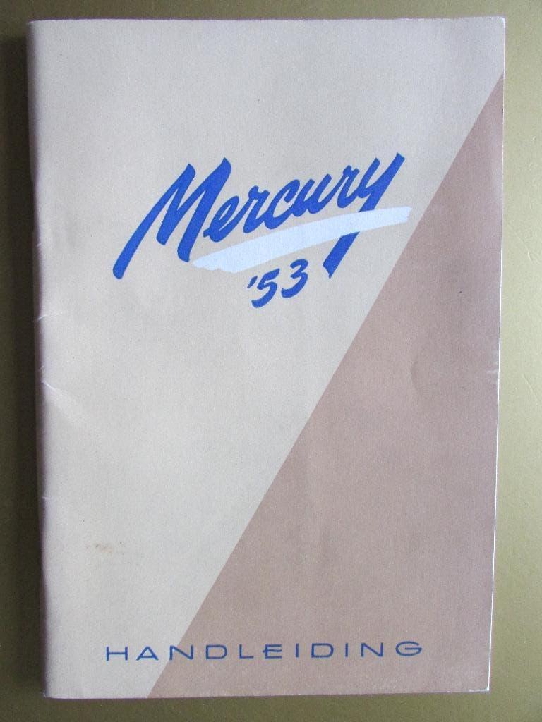 1953 Mercury handleiding, Nederlands, Ophalen of Verzenden