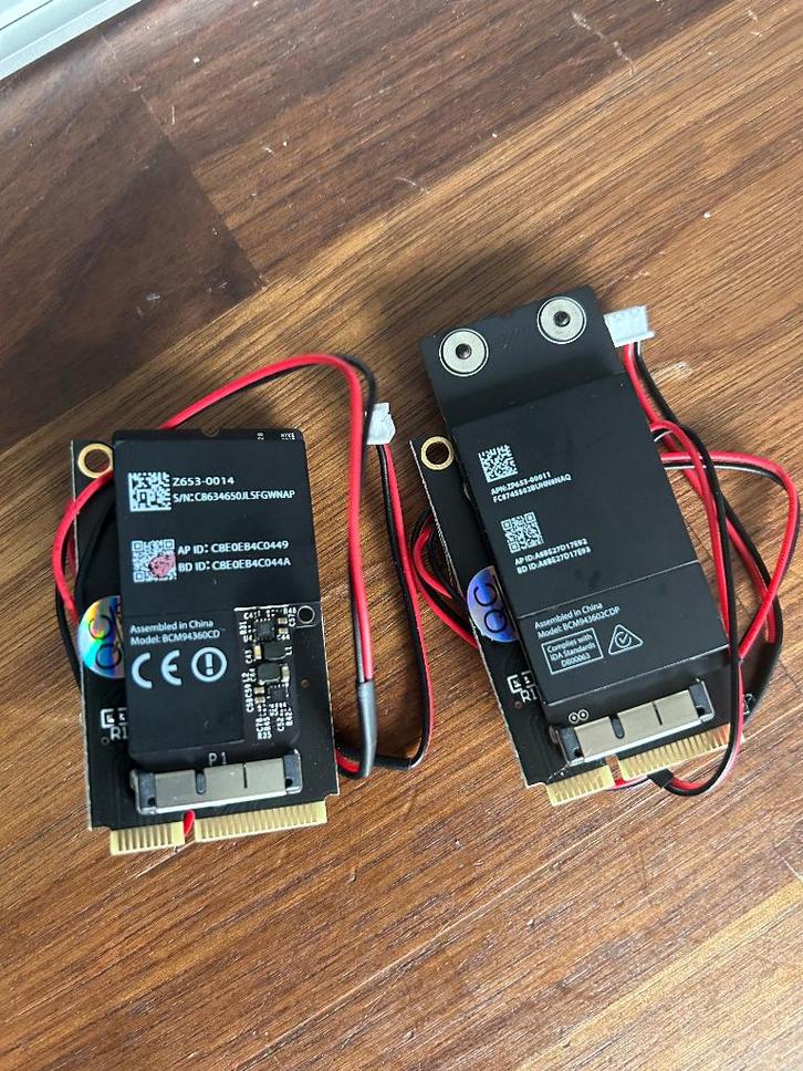 Mac Pro 5,1 WiFi AC Bluetooth 4.2 upgrade Airdrop 2009 2010, Computers en Software, Netwerkkaarten, Nieuw, Ophalen of Verzenden