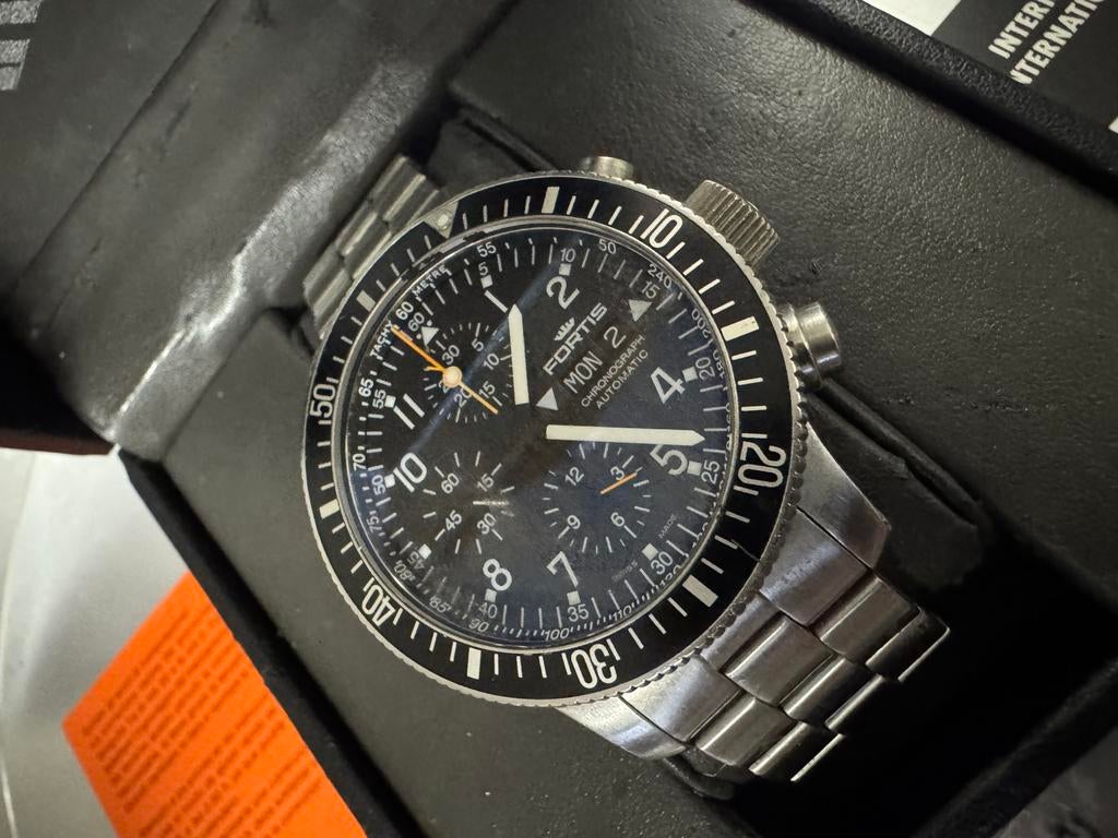 Fortis B42 Chronographe Automatic full set!, Ophalen, Overige merken