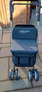 Boodschappen wagentje duwend, Ophalen of Verzenden