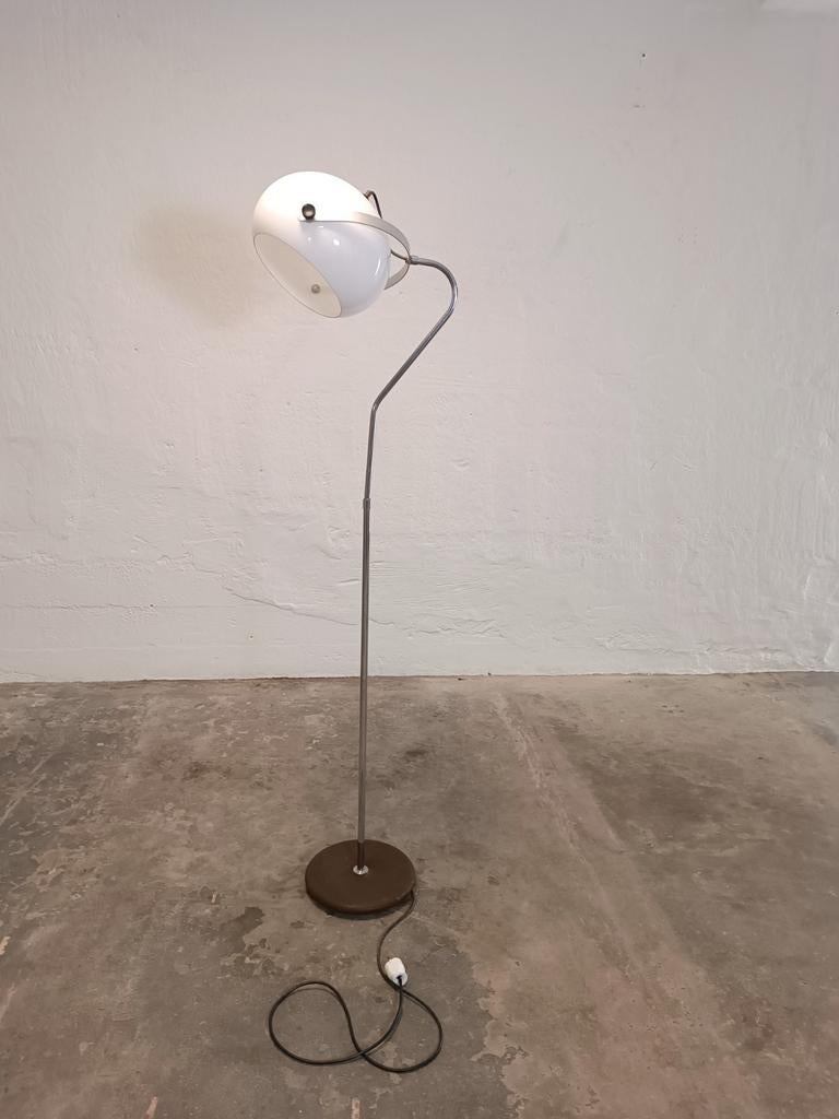 Vintage Space Age vloerlamp, Huis en Inrichting, Lampen | Vloerlampen, Ophalen, Tweedehands, Tweedehands, Metaal