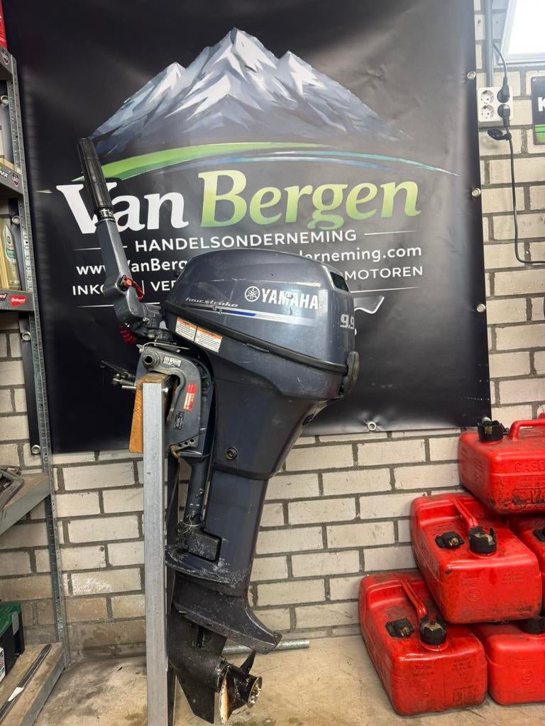 Yamaha 9.9 pk 4 takt langstaart buitenboordmotor, Watersport en Boten, Buiten- en Binnenboordmotoren, Ophalen, Gebruikt, 5 tot 10 pk