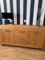 Eiken dressoir 170x45x85 cm met lades en deuren, Ophalen, Gebruikt, 150 tot 200 cm, Eikenhout