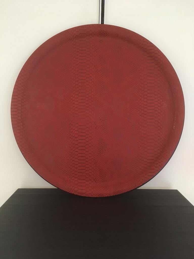 Nieuw Plateau - Dienblad met Antislip Limo Dragon Rood 45cm, Huis en Inrichting, Woonaccessoires | Dienbladen, Ophalen, Nieuw