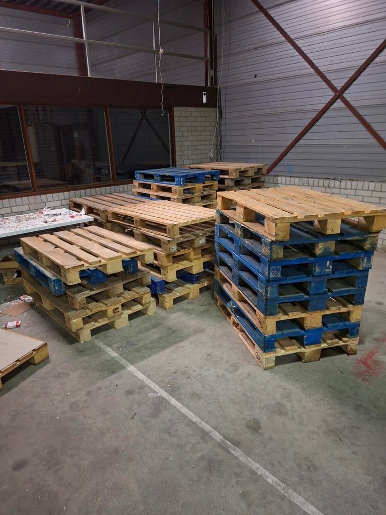 Euro pallets, Doe-het-zelf en Verbouw, Hout en Planken, Ophalen of Verzenden, Overige houtsoorten, Minder dan 200 cm, Pallet