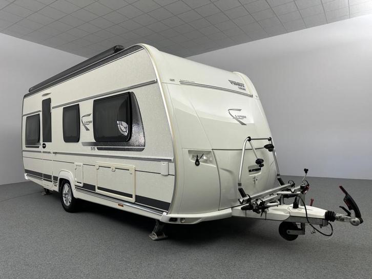 Fendt Saphir 515 SG Enkele bedden Cassetteluifel Mover, Caravans en Kamperen, Caravans, Bedrijf, tot en met 4, 1250 - 1500 kg