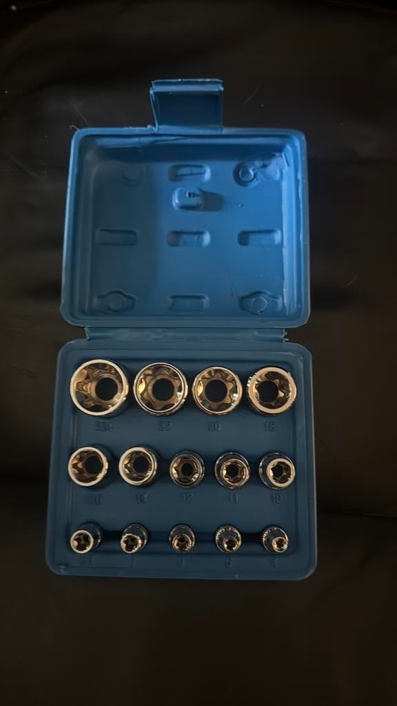 Hbm 14 delige inwendige torx doppen, Ophalen of Verzenden, Nieuw