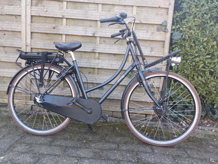 Te koop elektrische fiets Violette Hollande, Fietsen en Brommers, Fietsen | Dames | Damesfietsen, Gebruikt, Overige merken, Versnellingen