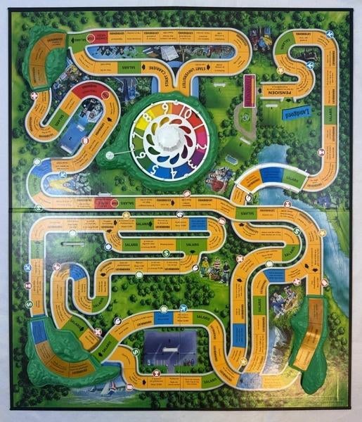 MB Levensweg Bordspel gezelschapsspel Versie 1997 compleet, Coolsingel 104, 3011 AG Rotterdam, Netherlands, MB Spellen, Verzenden