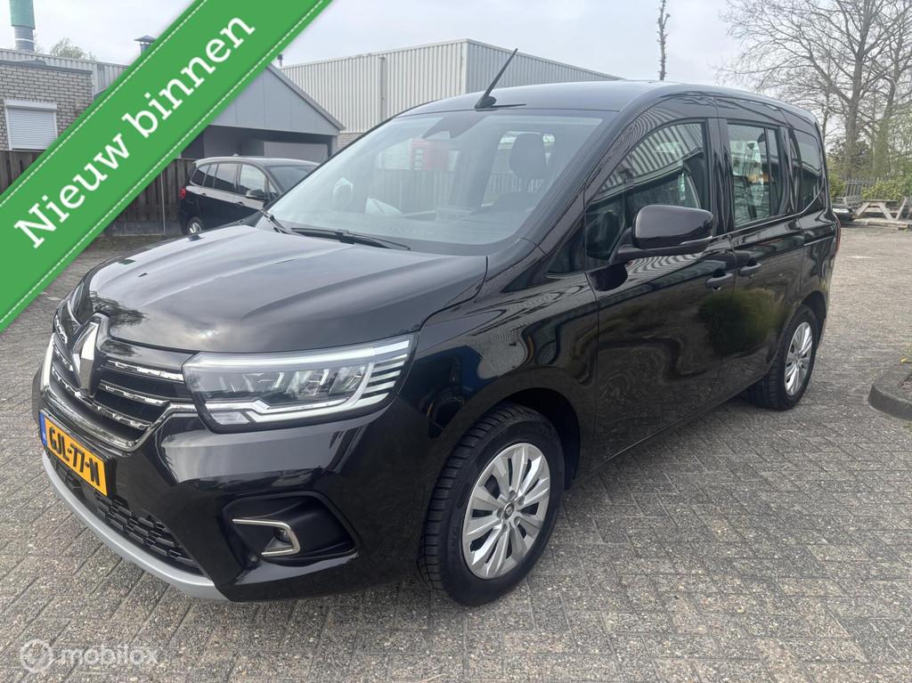Renault Kangoo 1.3 TCE INTENS, Auto's, 12 maanden, Gebruikt, Euro 6, Zwart