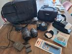 Canon EOS 350D met lenzen en accessoires, Ophalen of Verzenden, Gebruikt, Spiegelreflex, Canon