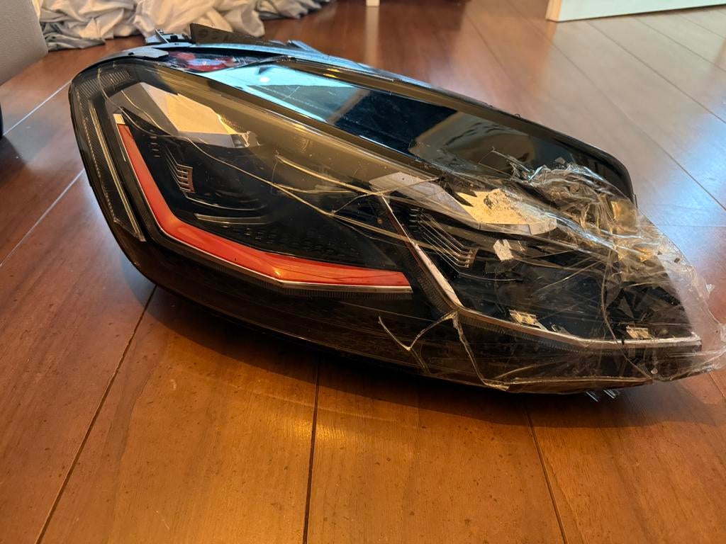 VW Golf 7.5 GTI LED koplamp (defect behuizing), Auto-onderdelen, Ophalen of Verzenden, Volkswagen