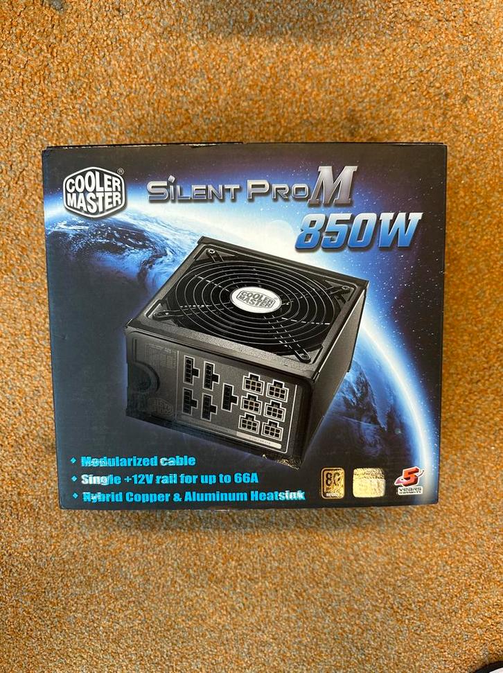 Cooler Master Silent Pro M 850W voeding, Computers en Software, Interne voedingen, Gebruikt, Ophalen of Verzenden
