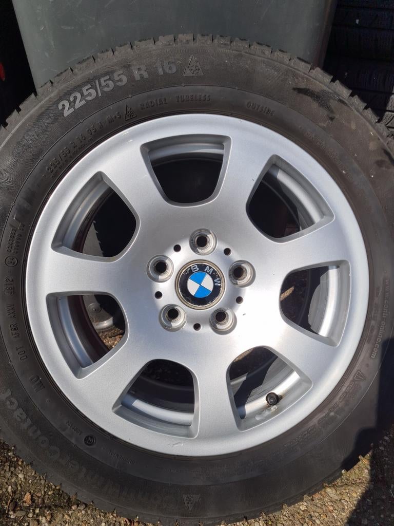 BMW velgenset 16 inch, Auto-onderdelen, Banden en Velgen, Ophalen, Banden en Velgen, 17 inch, Winterbanden
