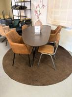 stoelen cognac - eetkamerstoel cognac - stoelen bruin #1, Ophalen, Bruin, Nieuw, Stof