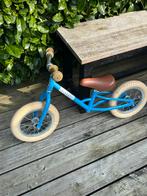 Veloretti loopfiets - Blauw met bruin zadel, Ophalen, Gebruikt, Loopfiets