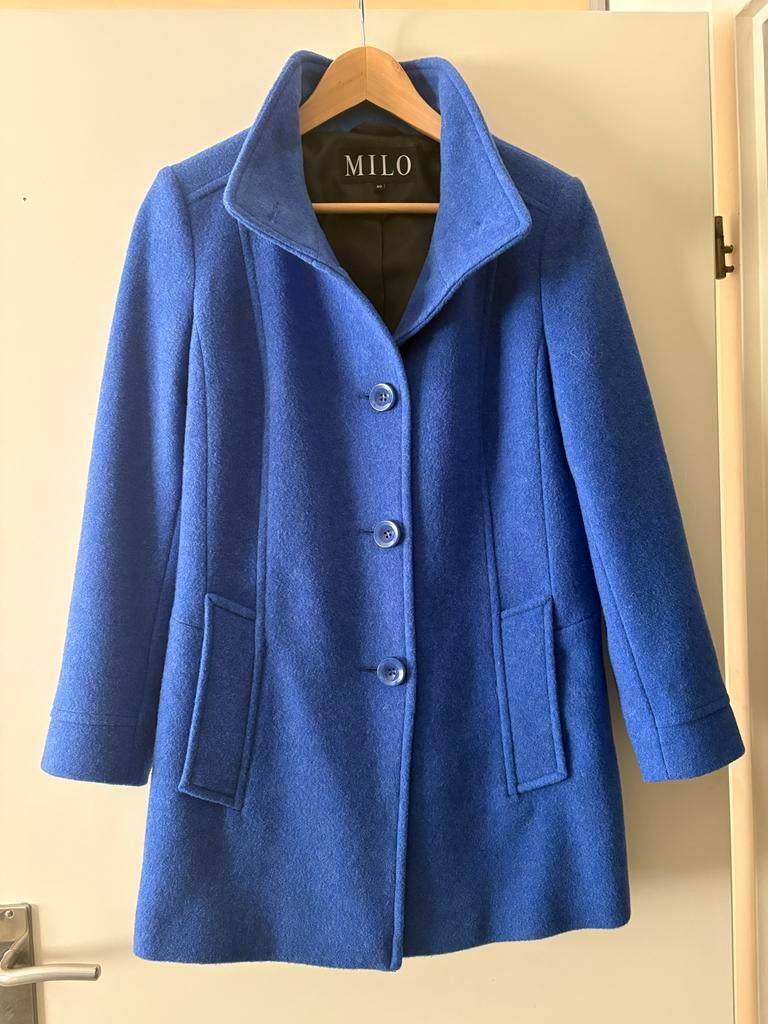 Milo jas maat 40, Ophalen of Verzenden, Zo goed als nieuw, Maat 38/40 (M), Blauw