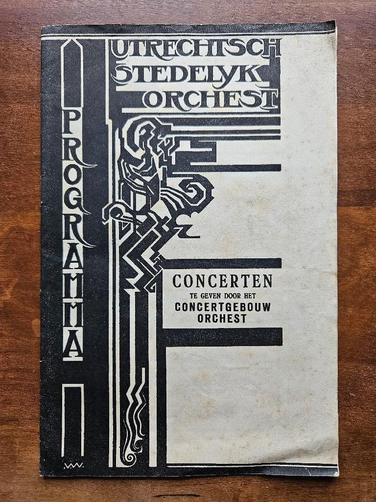 Programmaboekje 1926. Utrechtsch Stedelyk Orchest., Antiek en Kunst, Ophalen of Verzenden