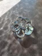 Midcentury Orrefors glas kandelaars (2) - ice glass, Overige materialen, Overige kleuren, Ophalen of Verzenden, Zo goed als nieuw