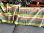 Vintage windscherm doek, toffe retro kleurtjes!🤎💚 330 br!, Ophalen of Verzenden, Gebruikt