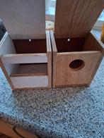 30 nestkasten voor japanse meeuwen zebravinken, Ophalen of Verzenden, Nieuw, Hout, Overige typen