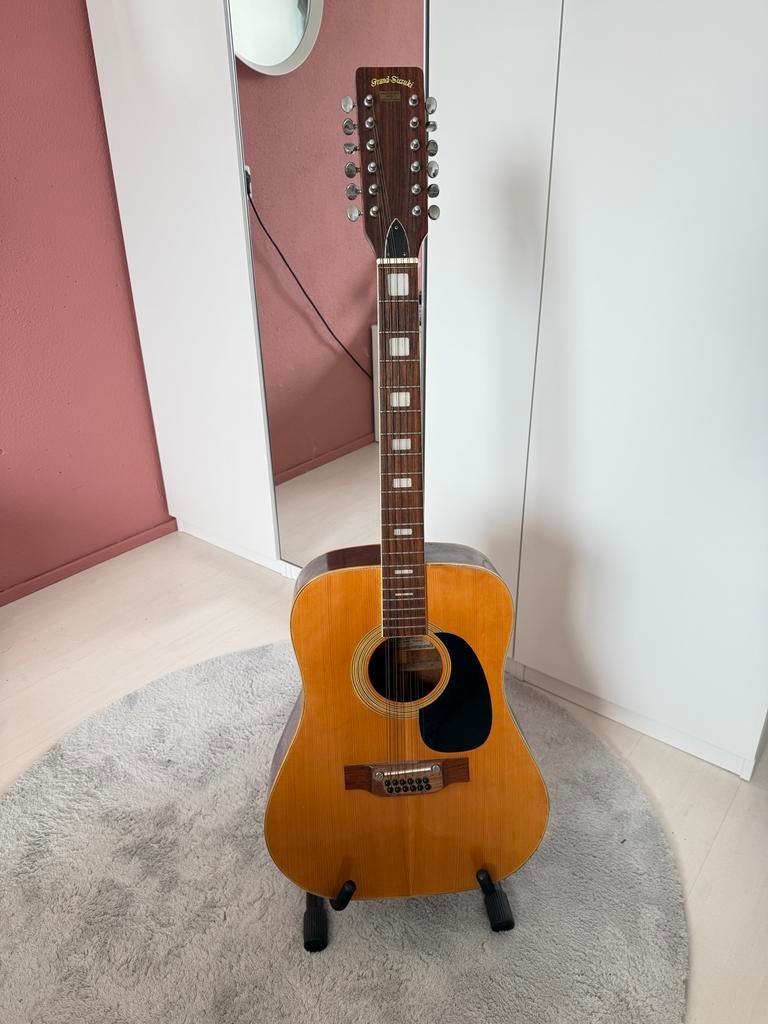 Grand Suzuki Akoestische 12-snarige Gitaar, Muziek en Instrumenten, Ophalen, Gebruikt, Western- of Steelstringgitaar, 12-snarig