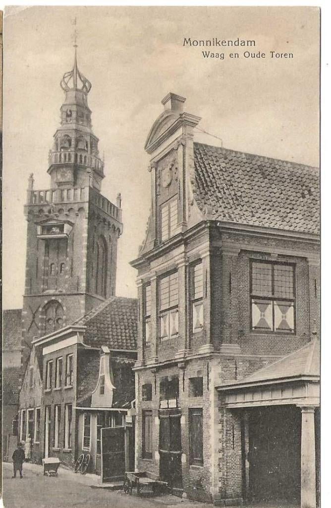 Jt28-148 Monnickendam, Verzamelen, Ansichtkaarten | Nederland, Verzenden, 1920 tot 1940, Ongelopen, Noord-Holland