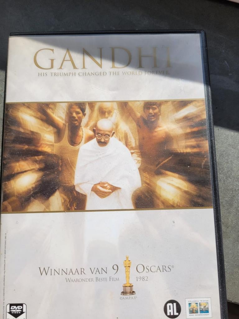 Gandhi his triumph changed the world forever 9 oscars, Alle leeftijden, Ophalen of Verzenden, Zo goed als nieuw