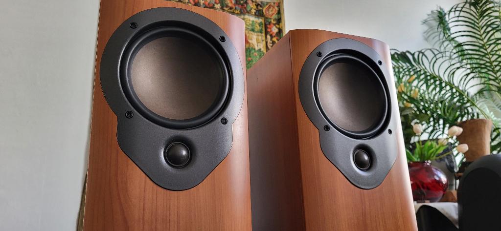 set MISSION M-33 (Cyrus) ***** NIEUWSTAAT, Audio, Tv en Foto, Luidsprekers, Nieuw, 60 tot 120 watt, Front, Rear of Stereo speakers