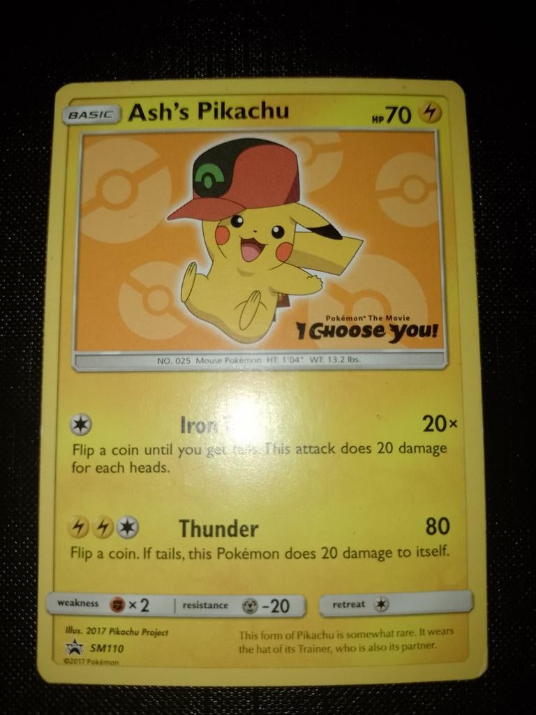 Ash's Pikachu sm110, Ophalen of Verzenden