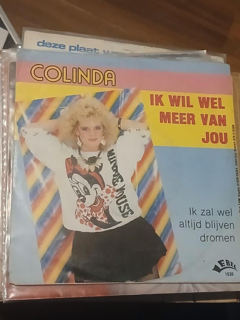 COLINDA ik wil wel meer van jou zal wel tijd blijven dromen, Ophalen of Verzenden, Zo goed als nieuw, Overige formaten, Levenslied of Smartlap