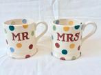 Emma Bridgewater - Polka Dot 'Mr & Mrs', Verzenden, Zo goed als nieuw, Overige stijlen, Kop(pen) en/of Schotel(s)