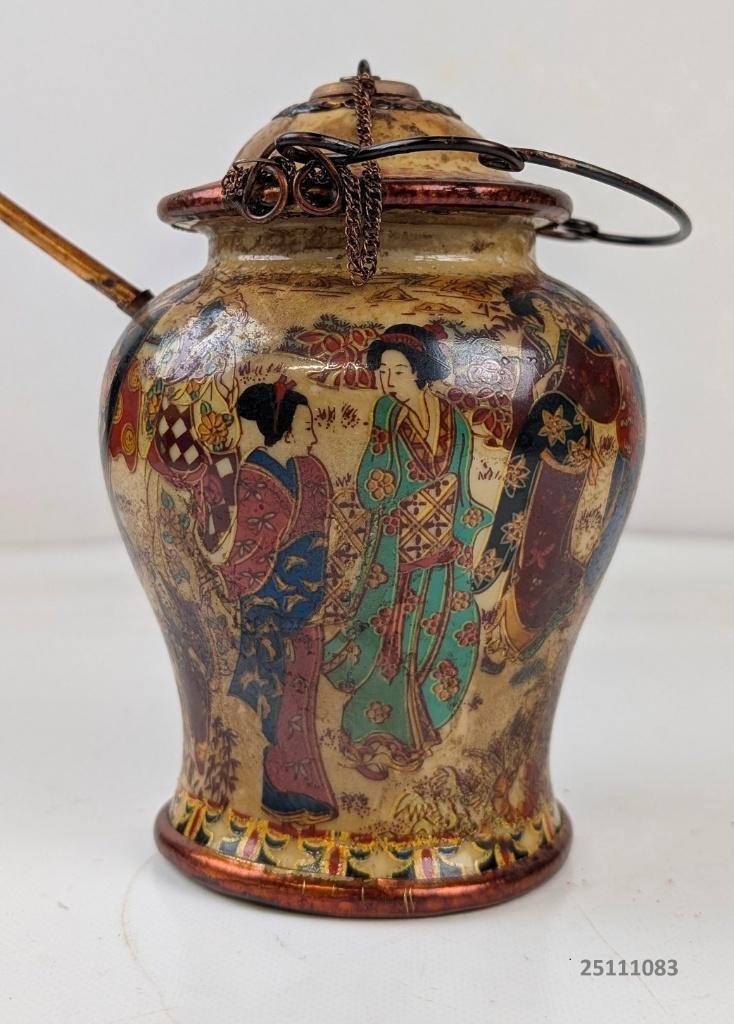 opiumpijp Chinees porselein, Ophalen