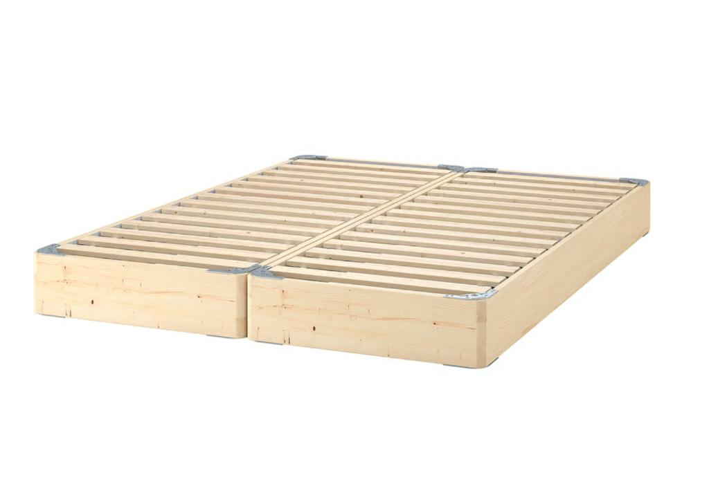 Bed Frame with legs 160x200cm, Ophalen, Gebruikt, Tweepersoons, Bedbodem