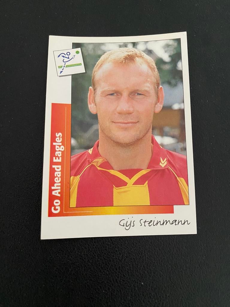 Gijs Steinmann - Go Ahead Eagles - Panini Voetbal 96, Ophalen of Verzenden, Zo goed als nieuw, Overige binnenlandse clubs, Poster, Plaatje of Sticker