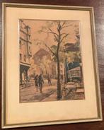 André Krafft - Parijs, Place du Tertre, richting Sacre Coeur, Ophalen