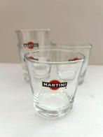 Vintage Martini glazen met opdruk, Ophalen of Verzenden, Zo goed als nieuw