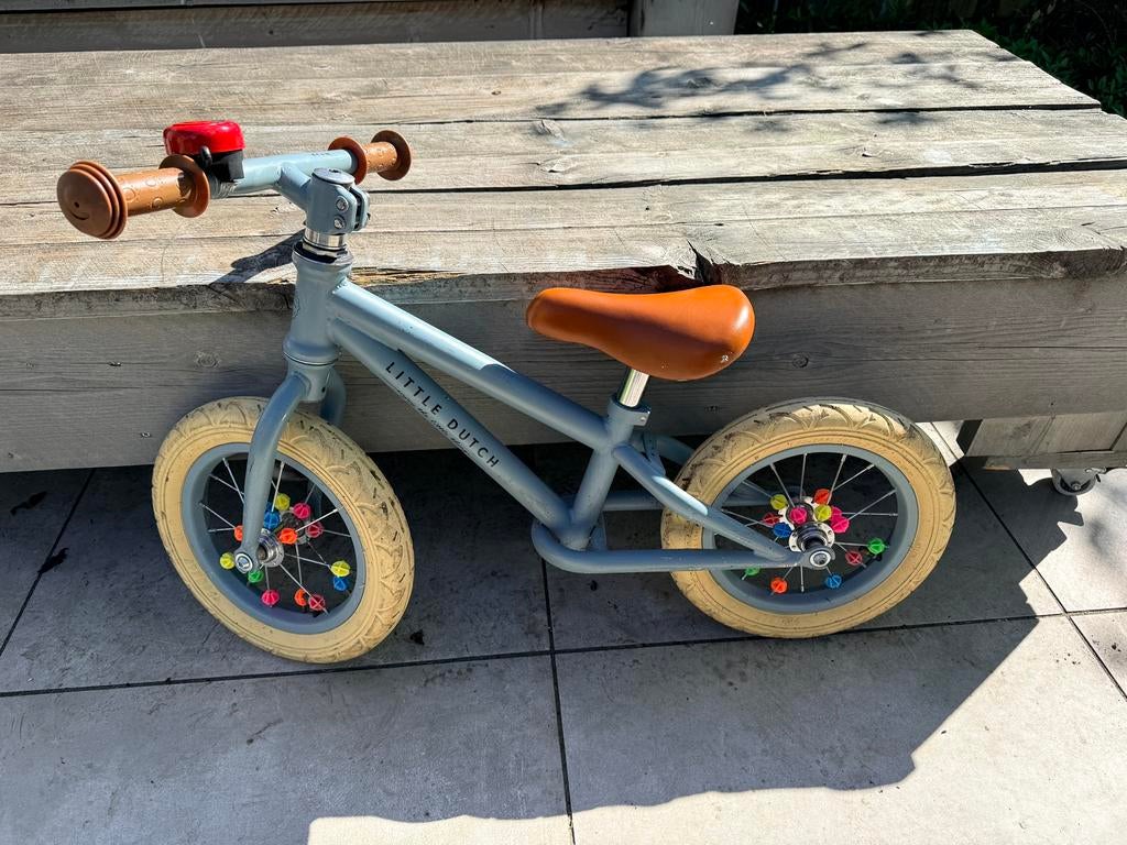 Little Dutch loopfiets blauw, Fietsen en Brommers, Ophalen, Zo goed als nieuw, Minder dan 16 inch