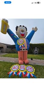 Abraham te huur 25 40 50 60 of 65 jaar button opblaasfiguur, Ophalen, Zo goed als nieuw, Abraham of Sarah