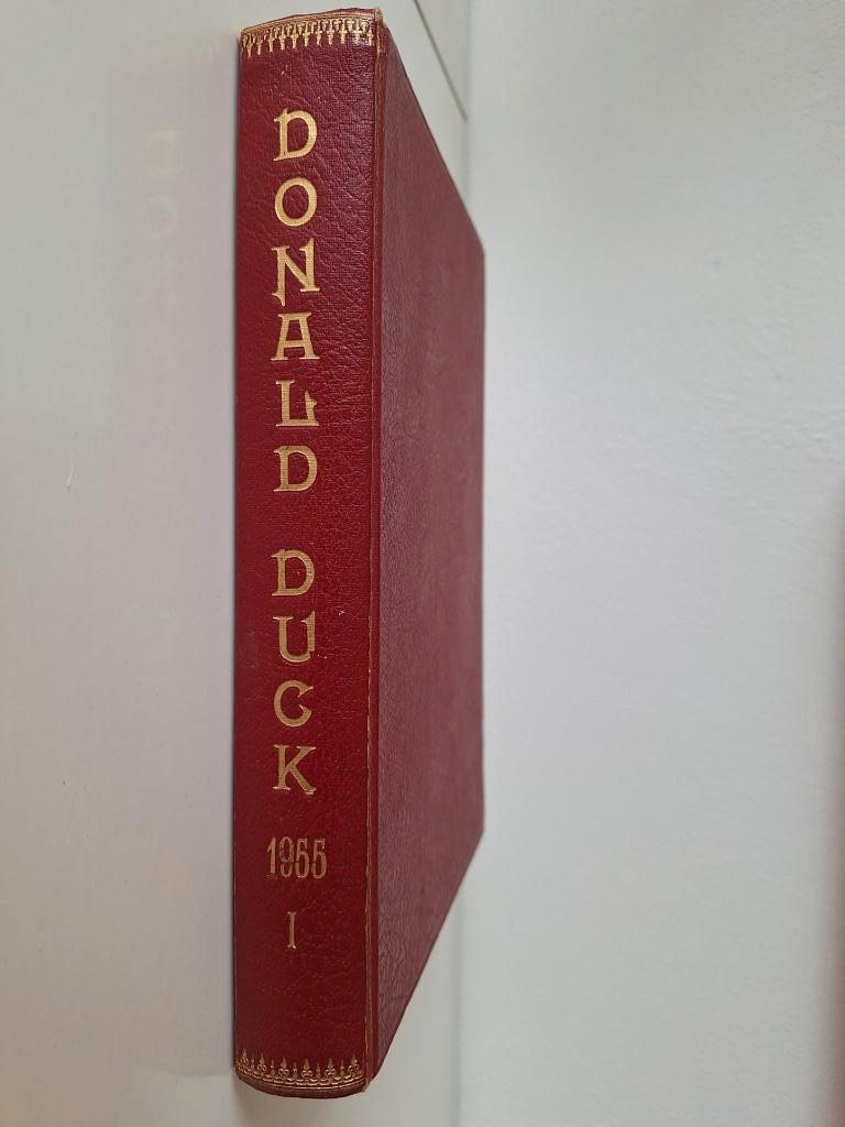 Donald Ducks 1e half jaar 1955 ingebonden, Boeken, Gelezen, Complete serie of reeks, Walt Disney, Ophalen of Verzenden