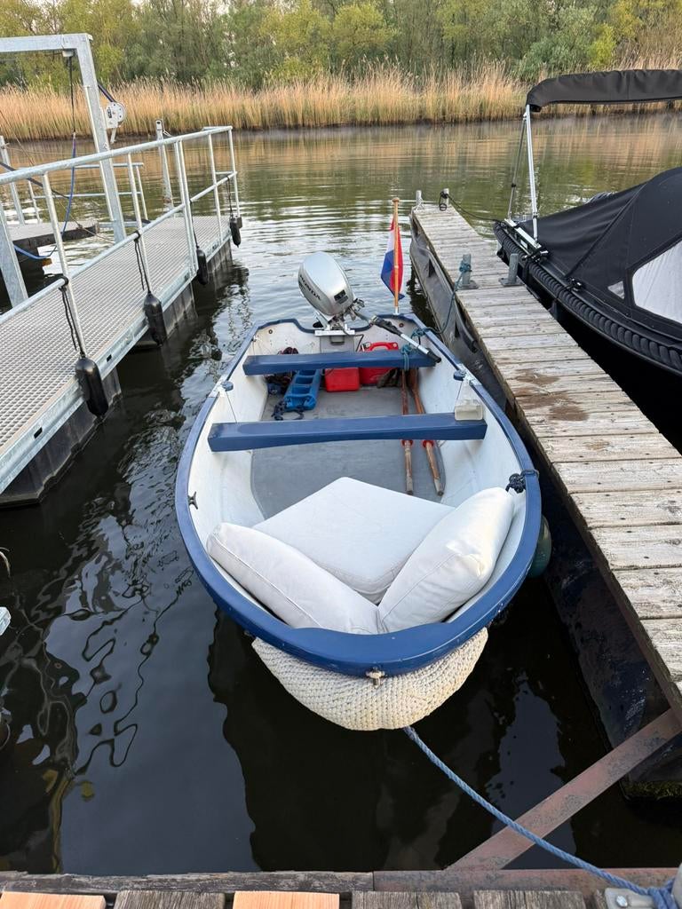 Boot met Honda 10 pk en trailer, Ophalen, Gebruikt, Tot 10 pk, 3 tot 6 meter