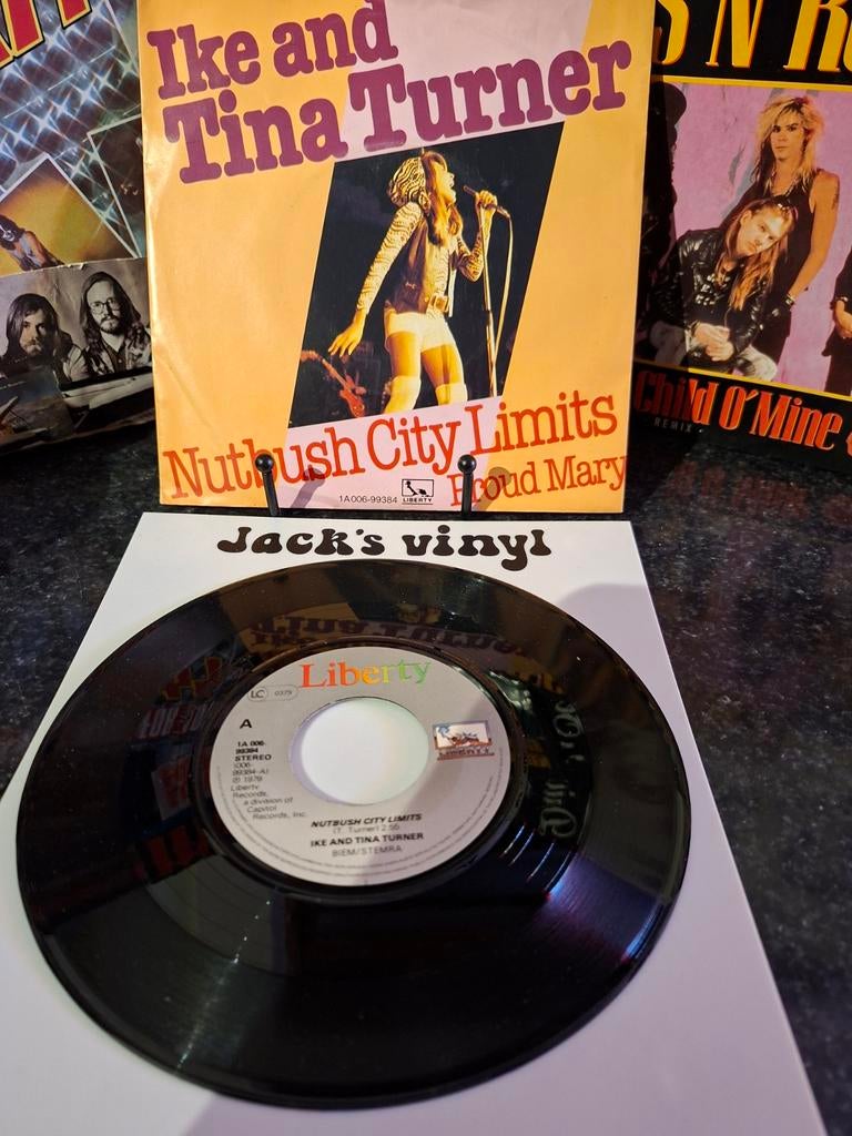 Ike and Tina Turner - Nutbush City Limits vinyl single 1979, Ophalen of Verzenden, Zo goed als nieuw, Overige formaten