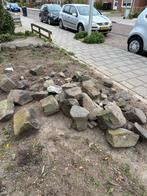 Diverse grote en kleinere keien voor tuin of decoratie, Ophalen, Gebruikt, Grijs, Kei