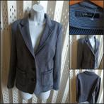 Opus dames blazer blauw gestreept revers knoopsluiting 40, Maat 38/40 (M), Blauw, Ophalen of Verzenden, Zo goed als nieuw