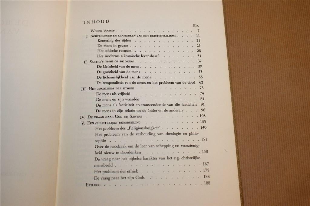 Sartre — Existentialisme — Filosofie en Denken [1953], Ophalen of Verzenden, Gelezen, Algemeen